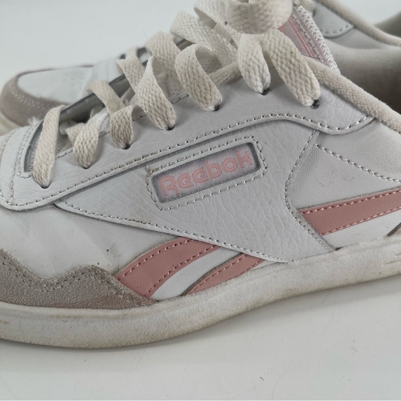 Reebok Court Advance in Cloud White / Pink Size 8 - Picture 3 of 7